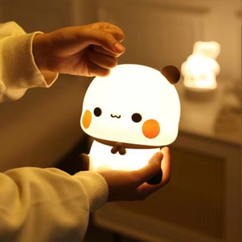 Kawaii Bear Panda Bubu and Dudu Led Night Light Lamp 