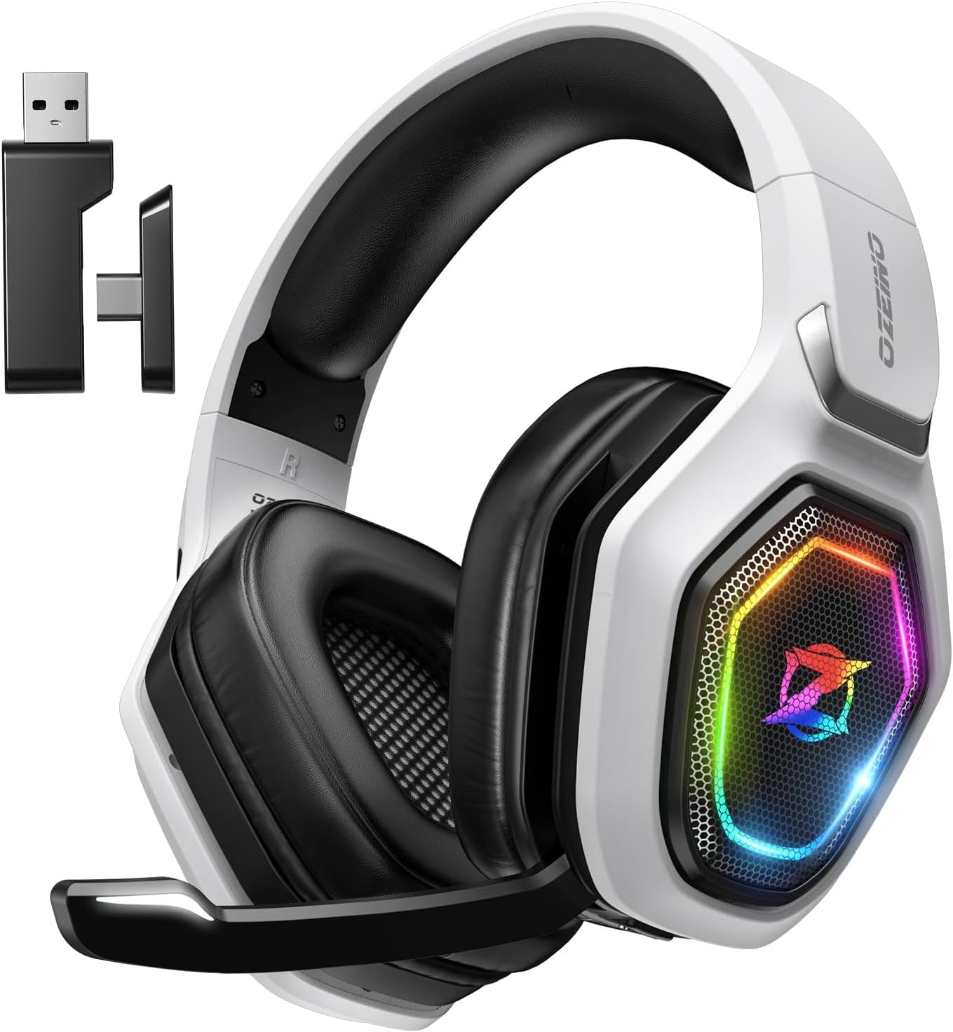 2.4Ghz Wireless Gaming Headset for PC, Ps5, Ps4