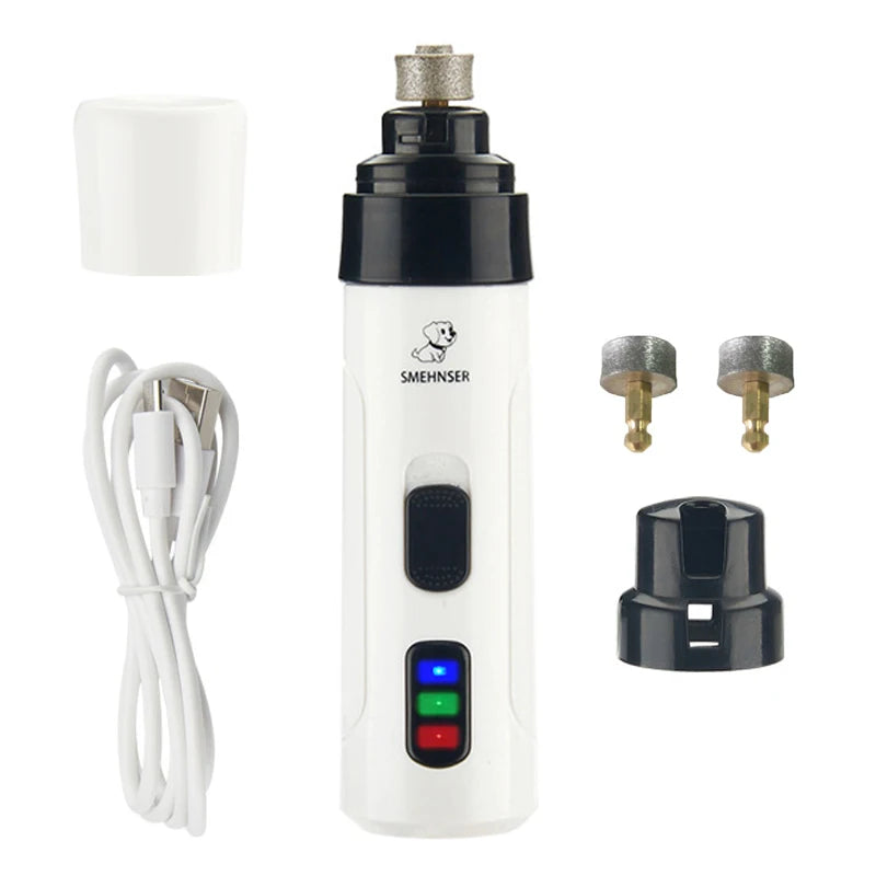 Rechargeable Dog Nail Grinders USB Charging Pet Nail