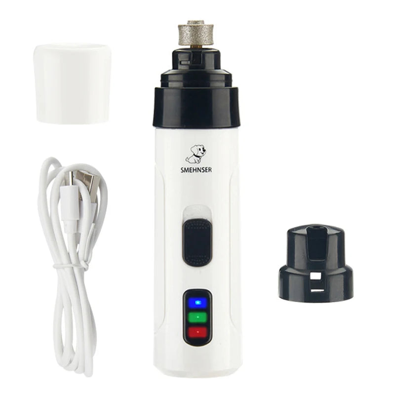 Rechargeable Dog Nail Grinders USB Charging Pet Nail