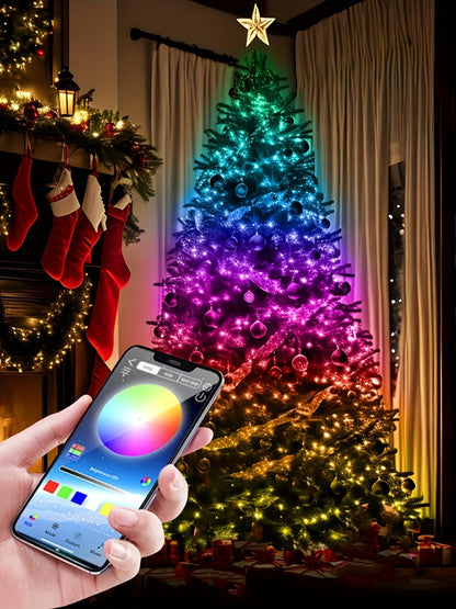 Smart App-Controlled Christmas String Lights