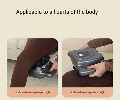 8-Head Flesh Gun Massage Gun - USB Rechargeable - Full Body & Neck Massage