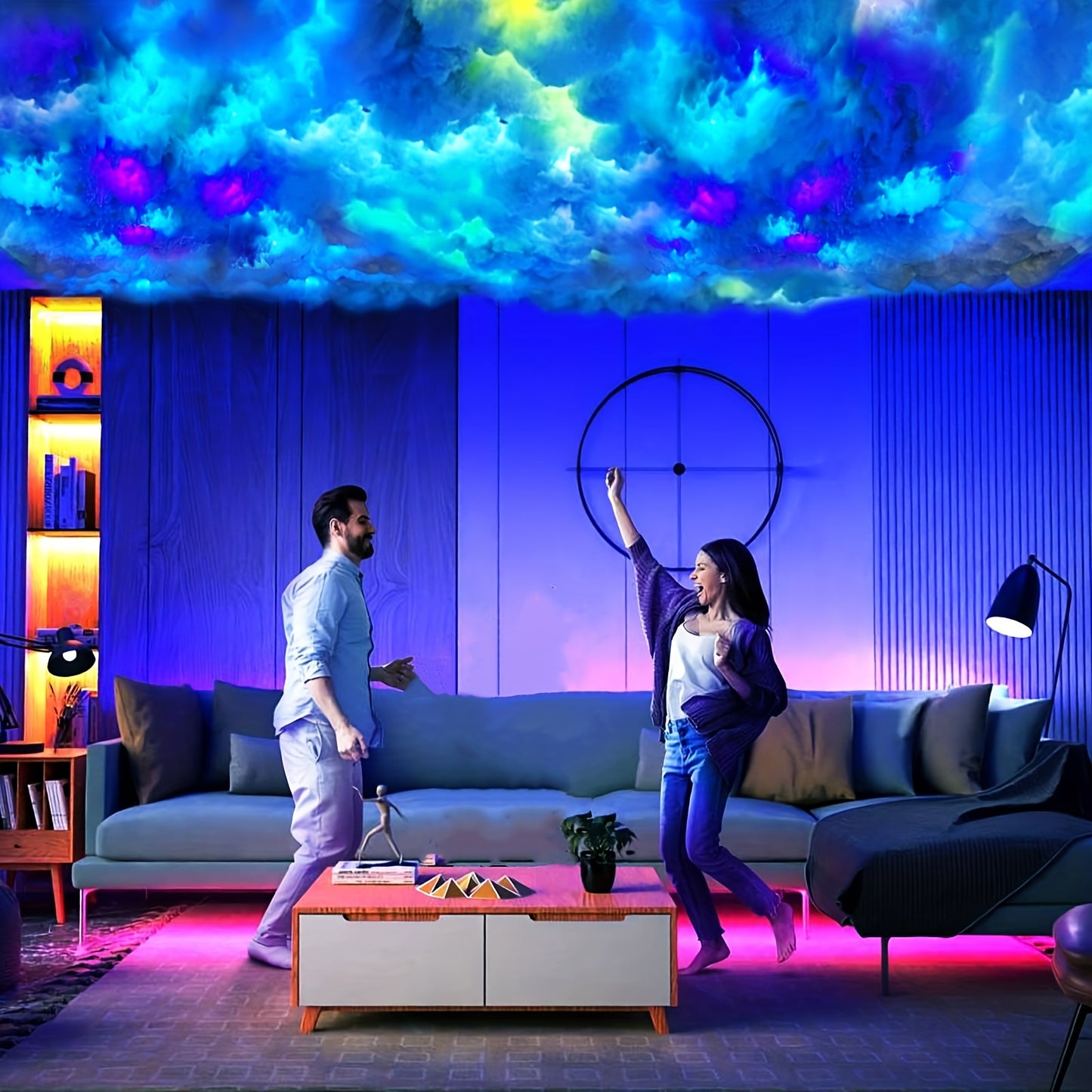 Meter Cloud Light - Thundercloud LED Lightning Colorful Atmosphere Night Light