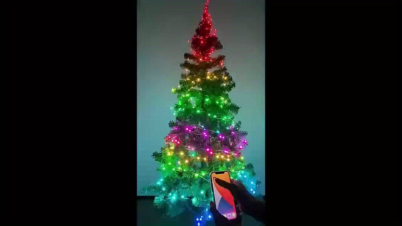 Smart App-Controlled Christmas String Lights