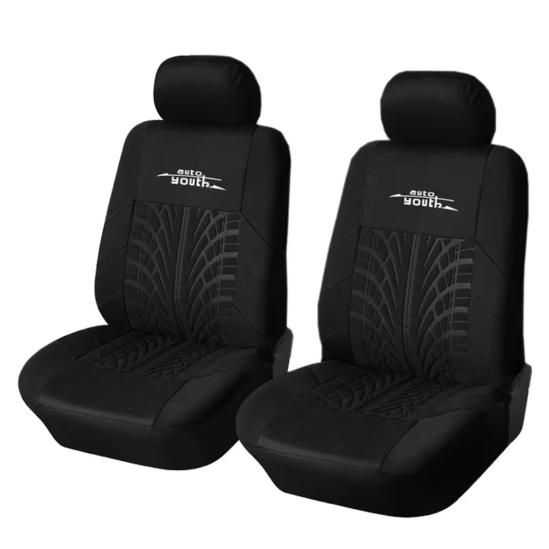 Brand Embroidery Car Seat Covers Set Universal Fit Most Cars Covers