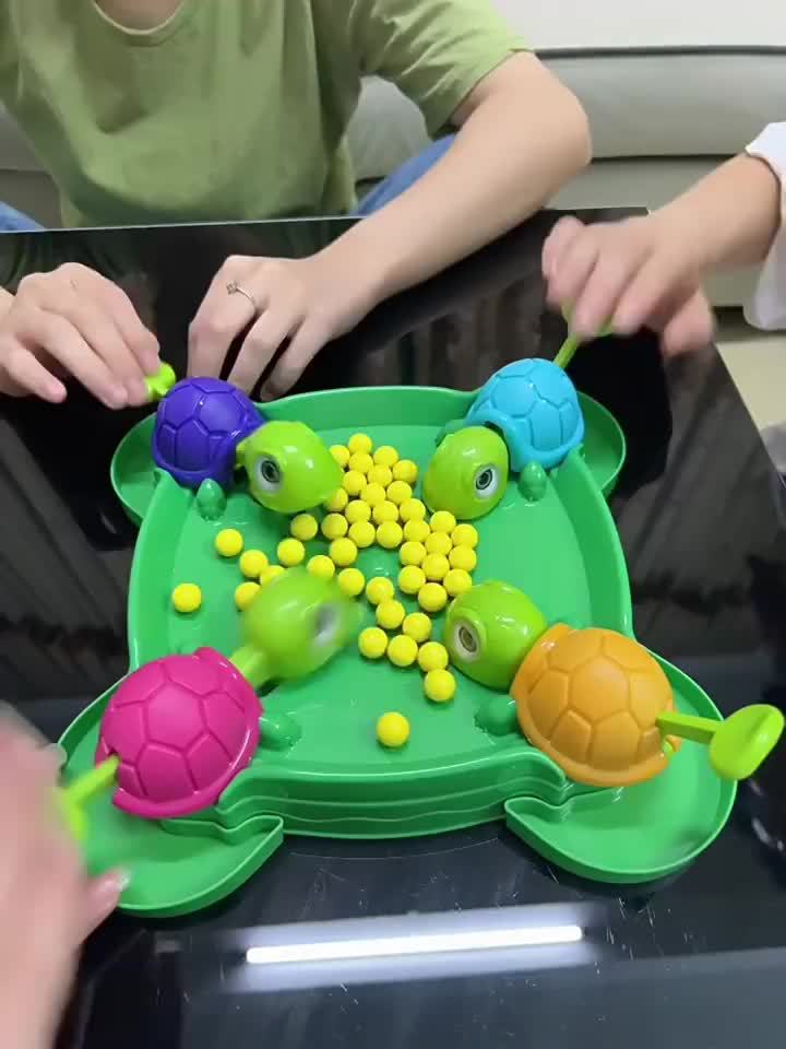 Children's Little Turtle Eating Beans Toy-Grabbing Bean Grabbing Beads Competitive Toy