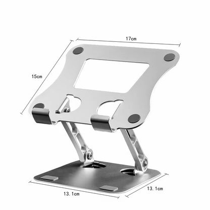 Phone Tablet Stand Adjustable Aluminum Alloy Laptop Tablet up to 17 "Laptop Portable Folding Stand Cooling Stand Support