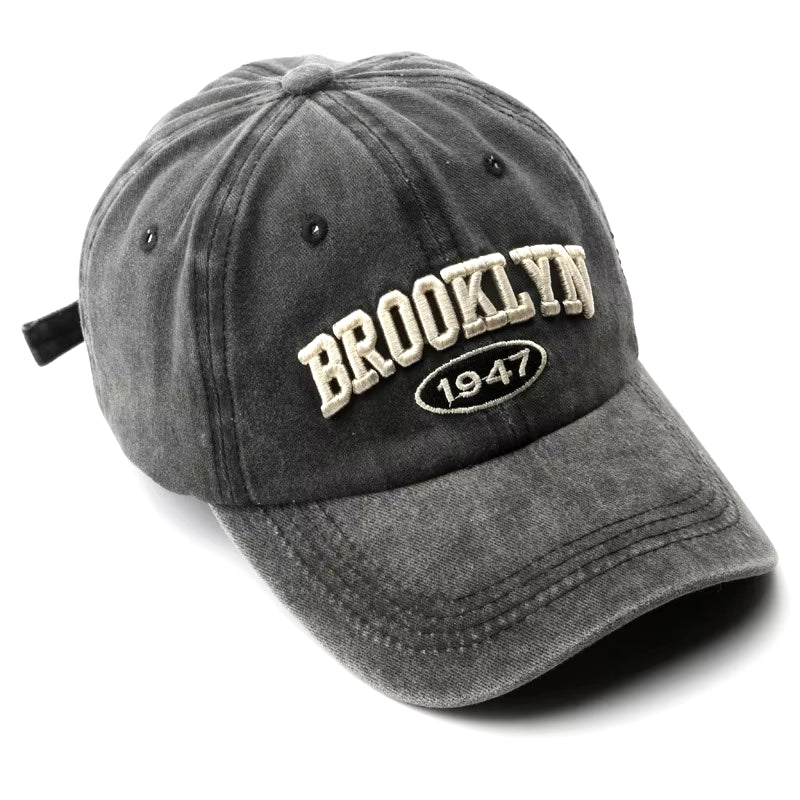 Brooklyn Alphabet Baseball Cap Cowboy Baseball Cap