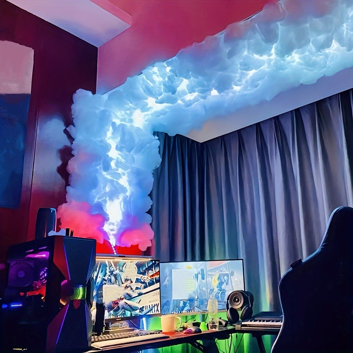 Meter Cloud Light - Thundercloud LED Lightning Colorful Atmosphere Night Light