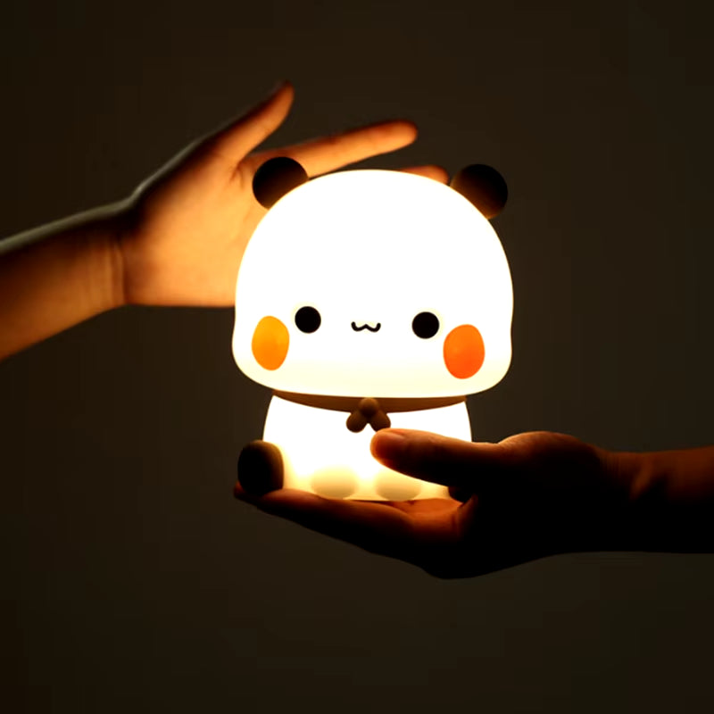 Kawaii Bear Panda Bubu and Dudu Led Night Light Lamp 