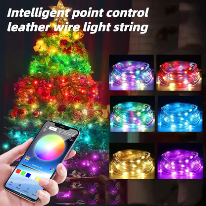 Smart App-Controlled Christmas String Lights