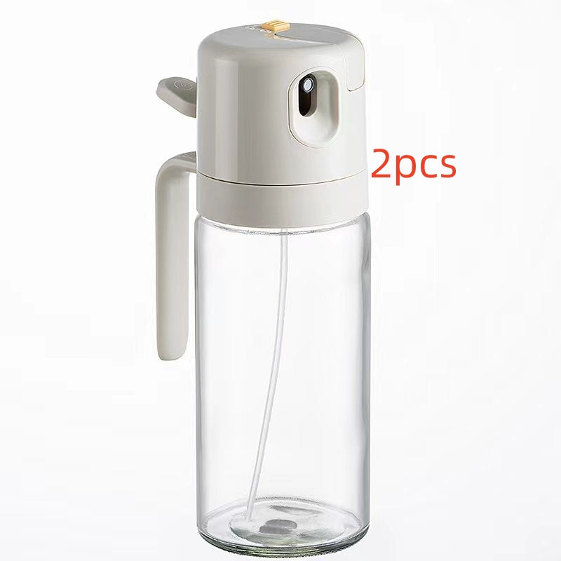 2 in 1 Oil Sprayer Bottle BBQ Cooking Oil Dispenser