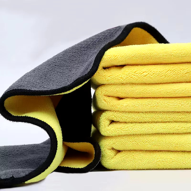 1/3/5Pcs Microfiber Cleaning Towel Car Cleaning Cloths Professional Detailing Car Drying Microfiber Towel Wash Towel Accessories