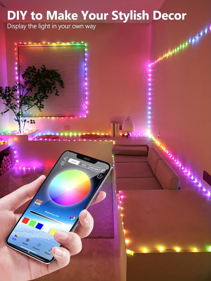 Smart App-Controlled Christmas String Lights