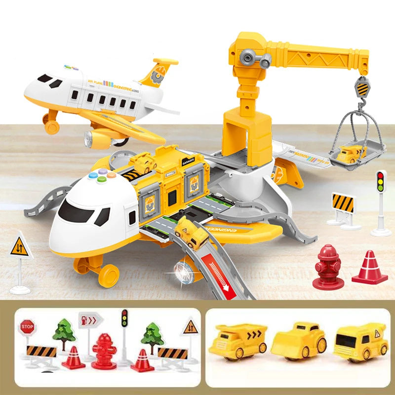  Deformation Music Simulation Track Inertia Toy Aircraft