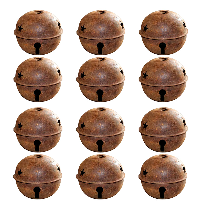 12Pcs Christmas Jingle Bells Metal Bells (12Pcs )