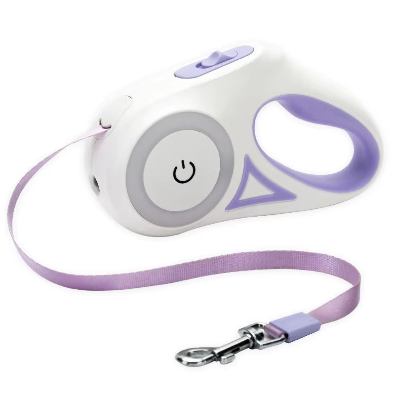 Retractable Dog Leash with LED Lighting 