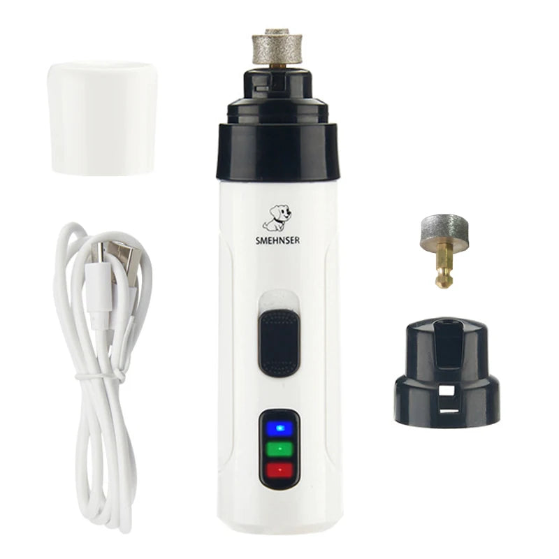 Rechargeable Dog Nail Grinders USB Charging Pet Nail