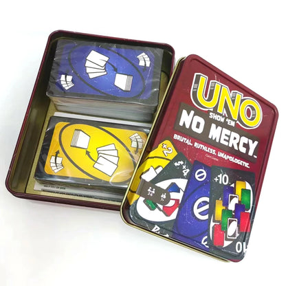 new UNO NO MERCY Matching Card Game Minecraft Dragon Ball Z Multiplayer Family Party Boardgame Funny Friends Entertainment Poker