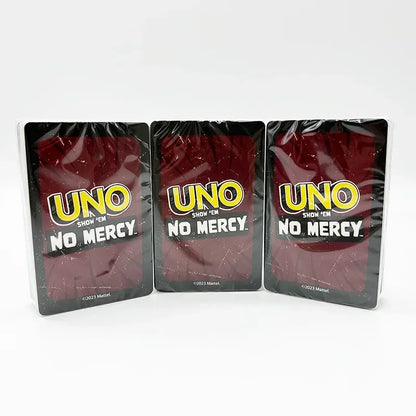 new UNO NO MERCY Matching Card Game Minecraft Dragon Ball Z Multiplayer Family Party Boardgame Funny Friends Entertainment Poker