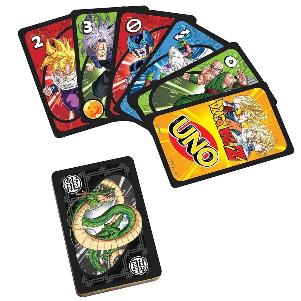 new UNO NO MERCY Matching Card Game Minecraft Dragon Ball Z Multiplayer Family Party Boardgame Funny Friends Entertainment Poker