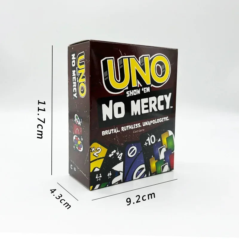 new UNO NO MERCY Matching Card Game Minecraft Dragon Ball Z Multiplayer Family Party Boardgame Funny Friends Entertainment Poker