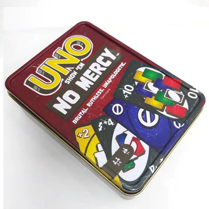 new UNO NO MERCY Matching Card Game Minecraft Dragon Ball Z Multiplayer Family Party Boardgame Funny Friends Entertainment Poker