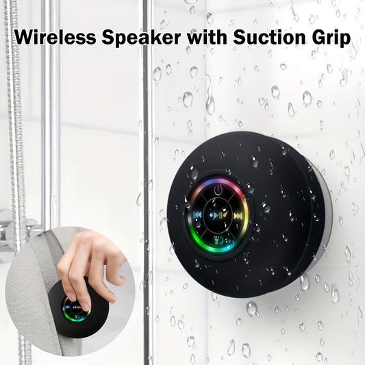 Waterproof Speaker-Portable Wireless Speaker With Suction Cup