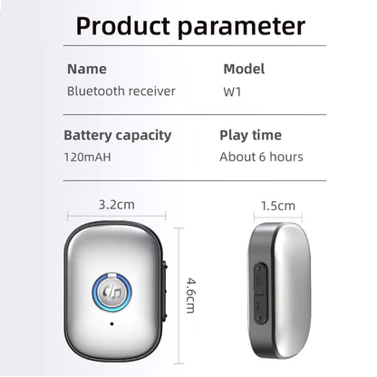 Car Bluetooth 5.3 AUX Adapter Noise Reduction 