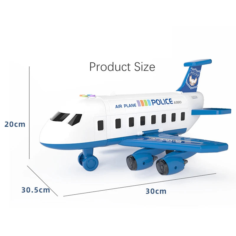  Deformation Music Simulation Track Inertia Toy Aircraft