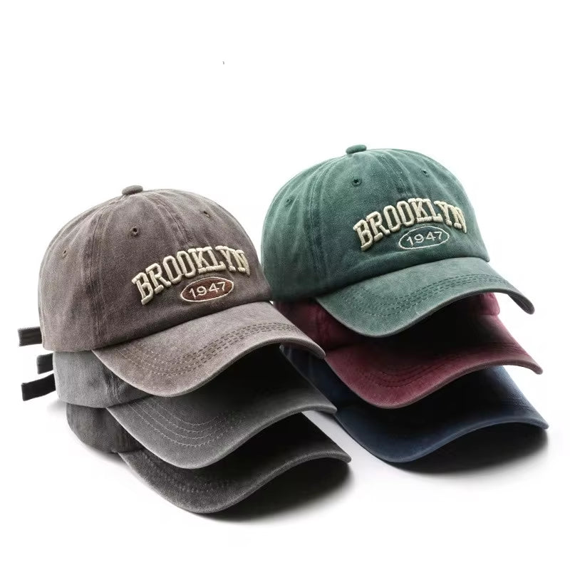 Brooklyn Alphabet Baseball Cap Cowboy Baseball Cap