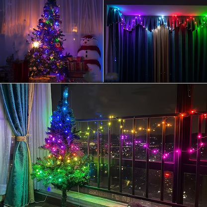 Smart App-Controlled Christmas String Lights