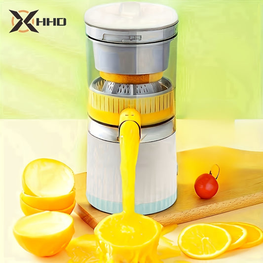 HHD Compact Portable Juicer - USB Rechargeable - Automatic Squeeze & Efficient Separation for Fresh Orange Juice