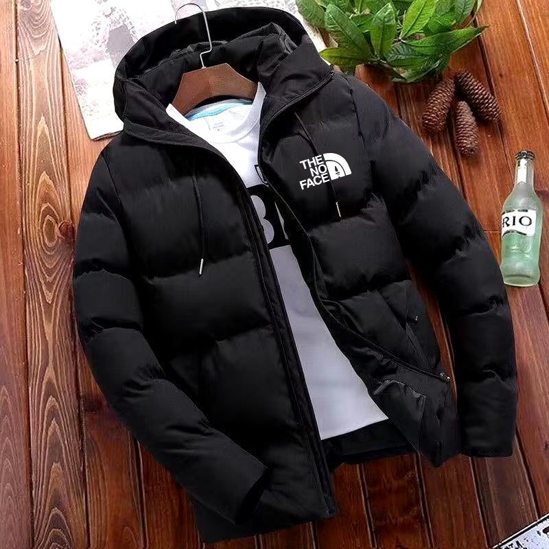 2024 New Winter Jacket Men'S Standing Collar Warm down Jacket Street Fashion Casual Brand Outer Men'S Parka Coat