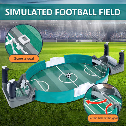 Football Table Interactive Game 42x21cm - Mini Desktop Football Bouncing Ball Game Set