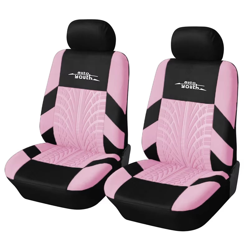 Brand Embroidery Car Seat Covers Set Universal Fit Most Cars Covers