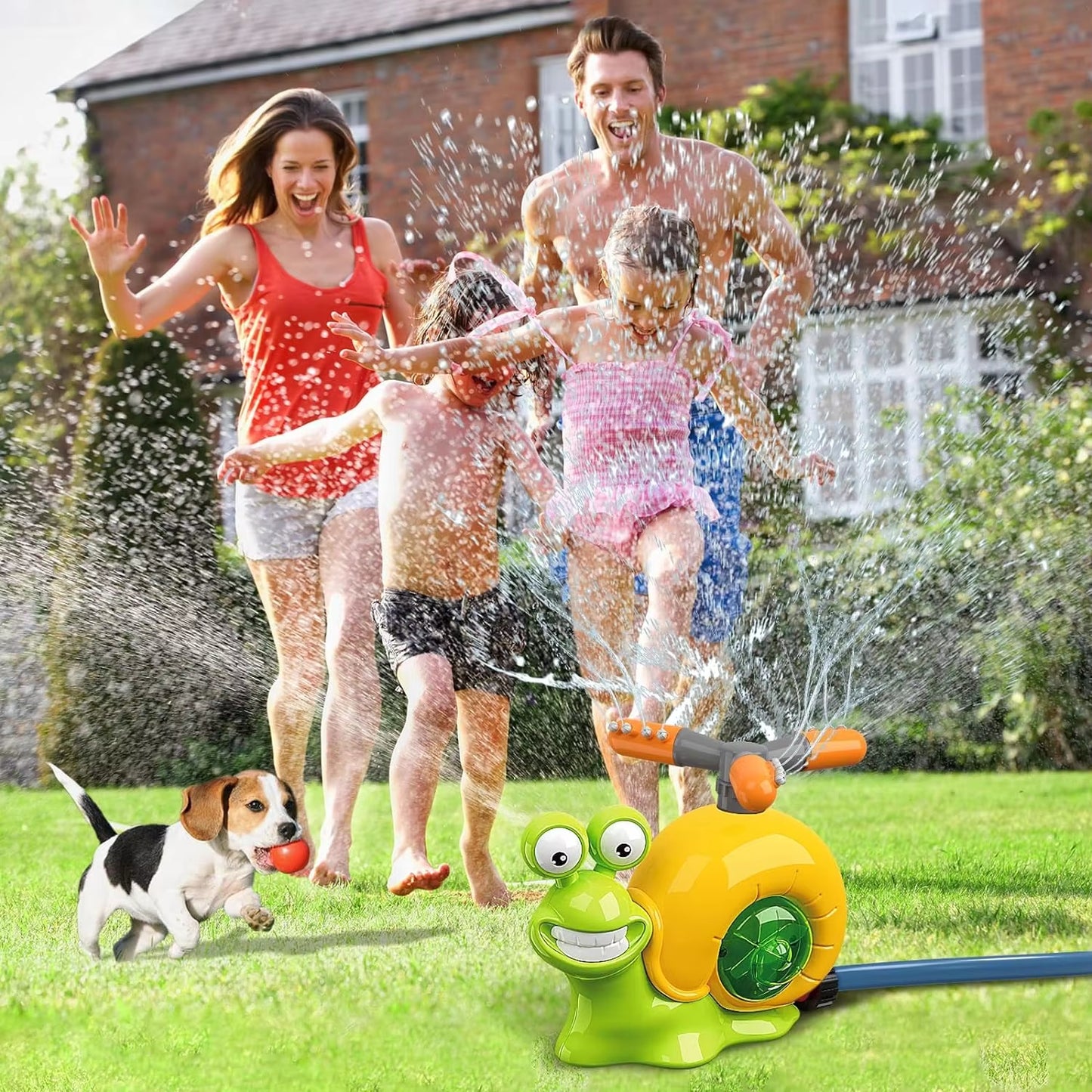 Water Sprinkler Baseball Toy for Kids Outdoor Play