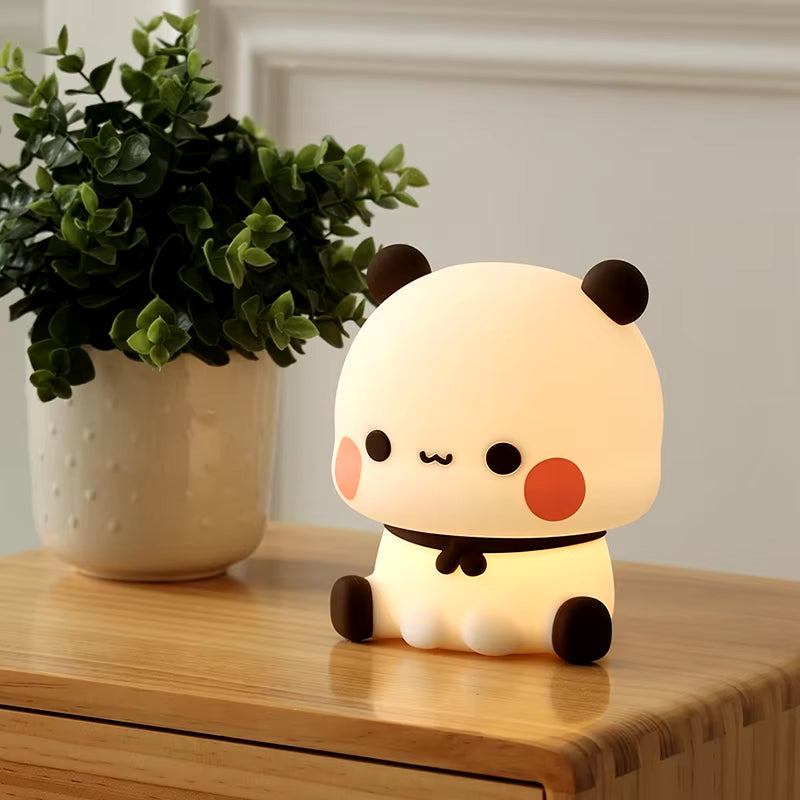 Kawaii Bear Panda Bubu and Dudu Led Night Light Lamp 