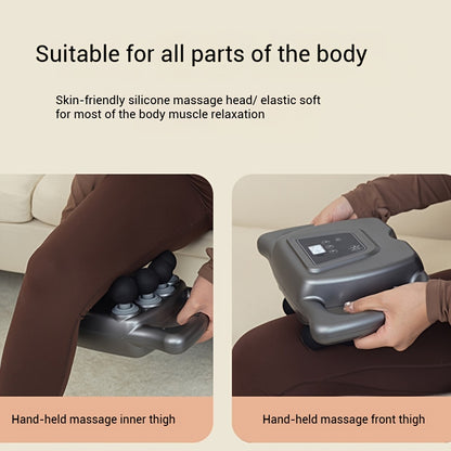 8-Head Flesh Gun Massage Gun - USB Rechargeable - Full Body & Neck Massage