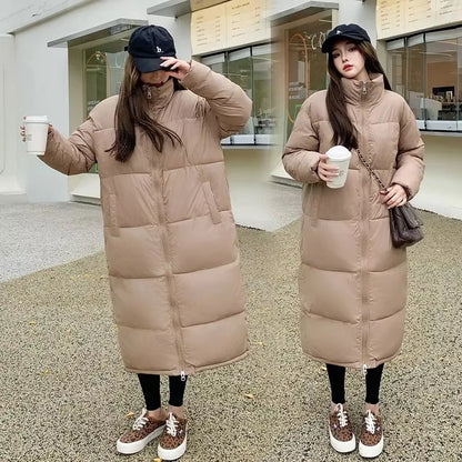 2024 New X-Long Parkas Fashion Winter Jacket Women Casual Thick down Cotton Winter Puffer Coat Windproof Warm Quilted Outwear