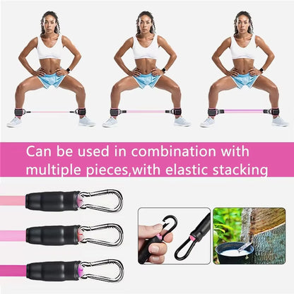 Resistance Band Set Ankle Straps Workout Exercise Equipment Fitness