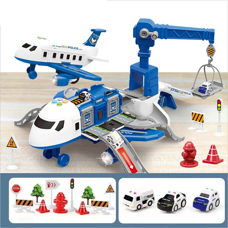  Deformation Music Simulation Track Inertia Toy Aircraft