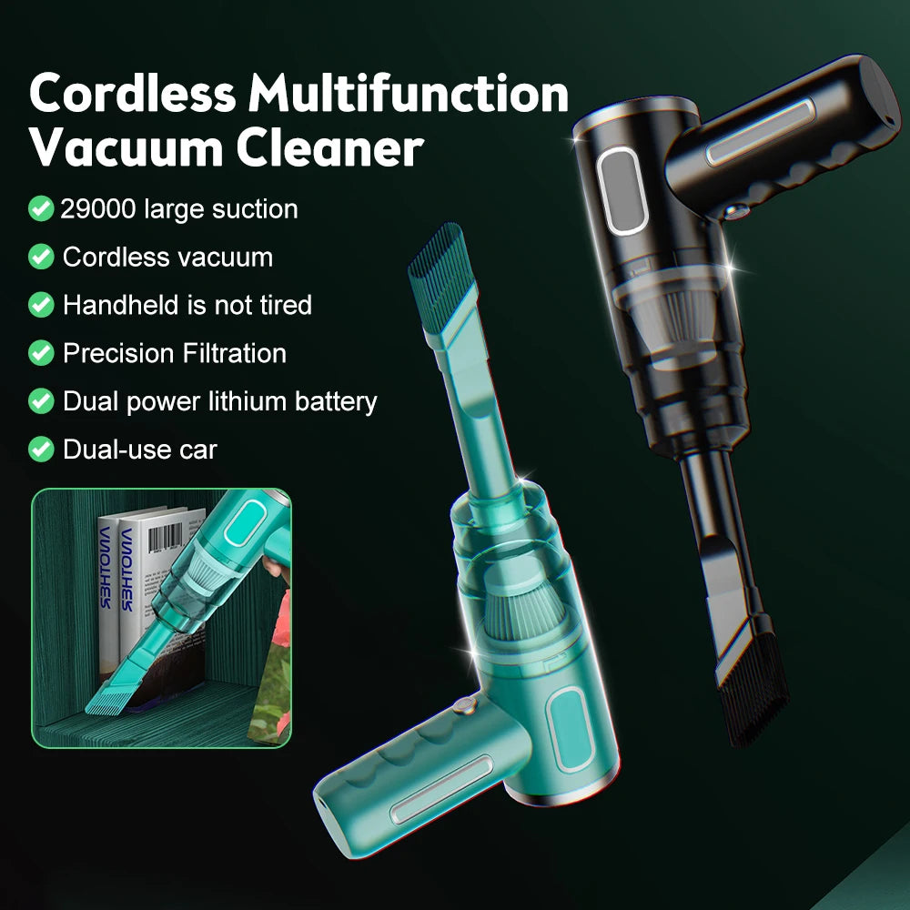 Wireless Car Vacuum Cleaner Strong Suction Dust (29000Pa )