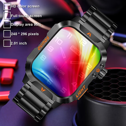 [Sleek Smartwatch] Aimes Men's Outdoor Sports Smartwatch 5.11cm Full Touch Screen