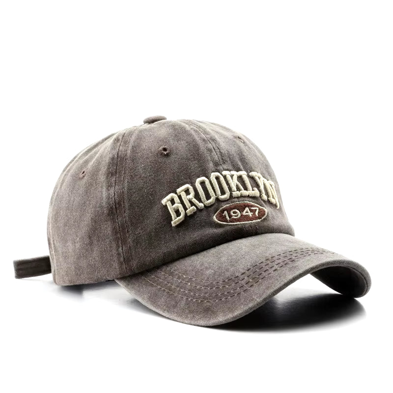 Brooklyn Alphabet Baseball Cap Cowboy Baseball Cap